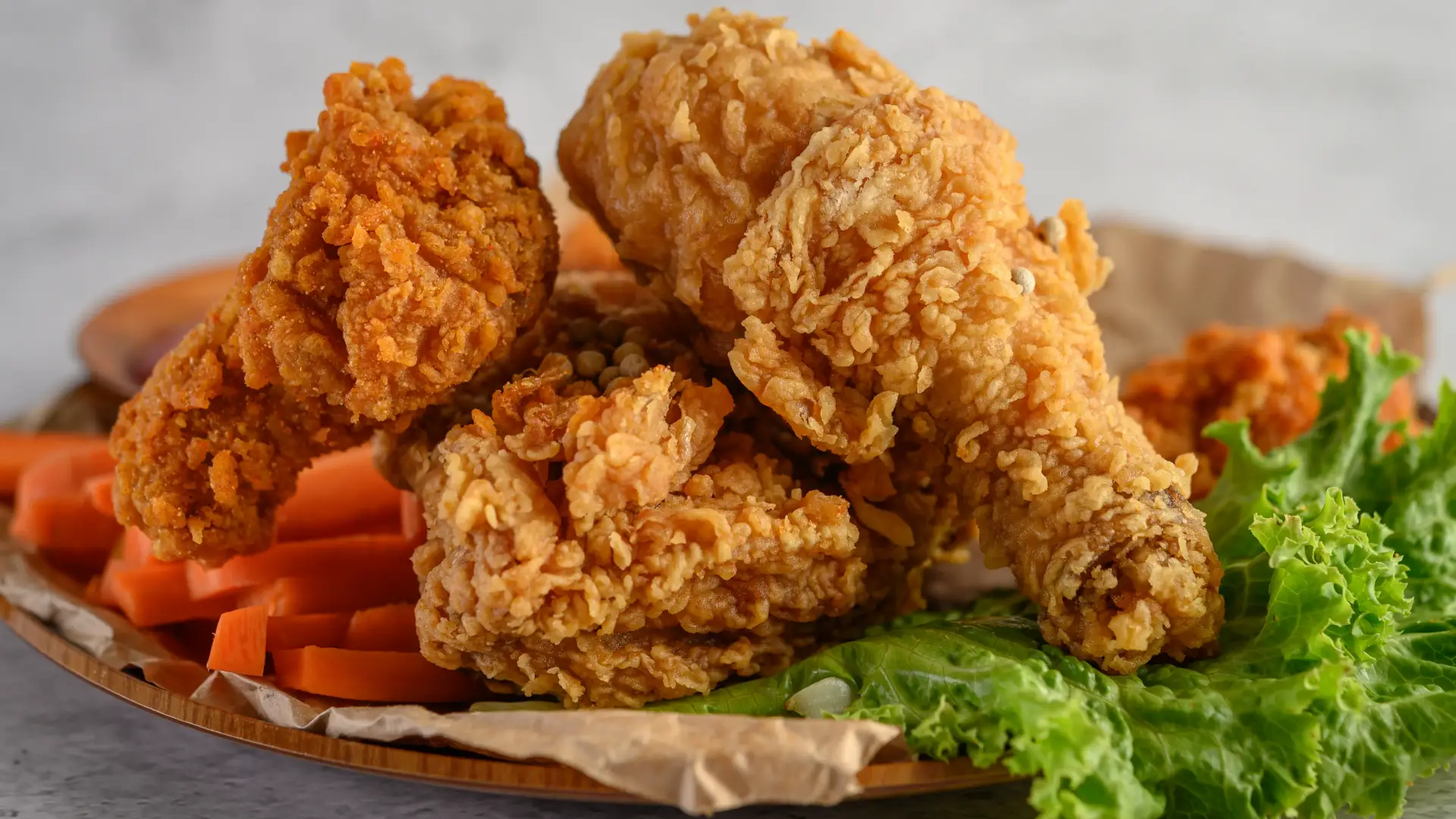 Pollo crujiente con una freidora de aire